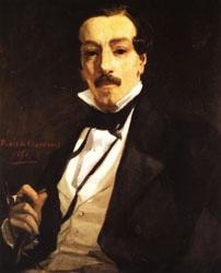 Pierre Puvis de Chavannes Thommas - Alfred Jones, Member of Stockbrokerage House oil painting picture
